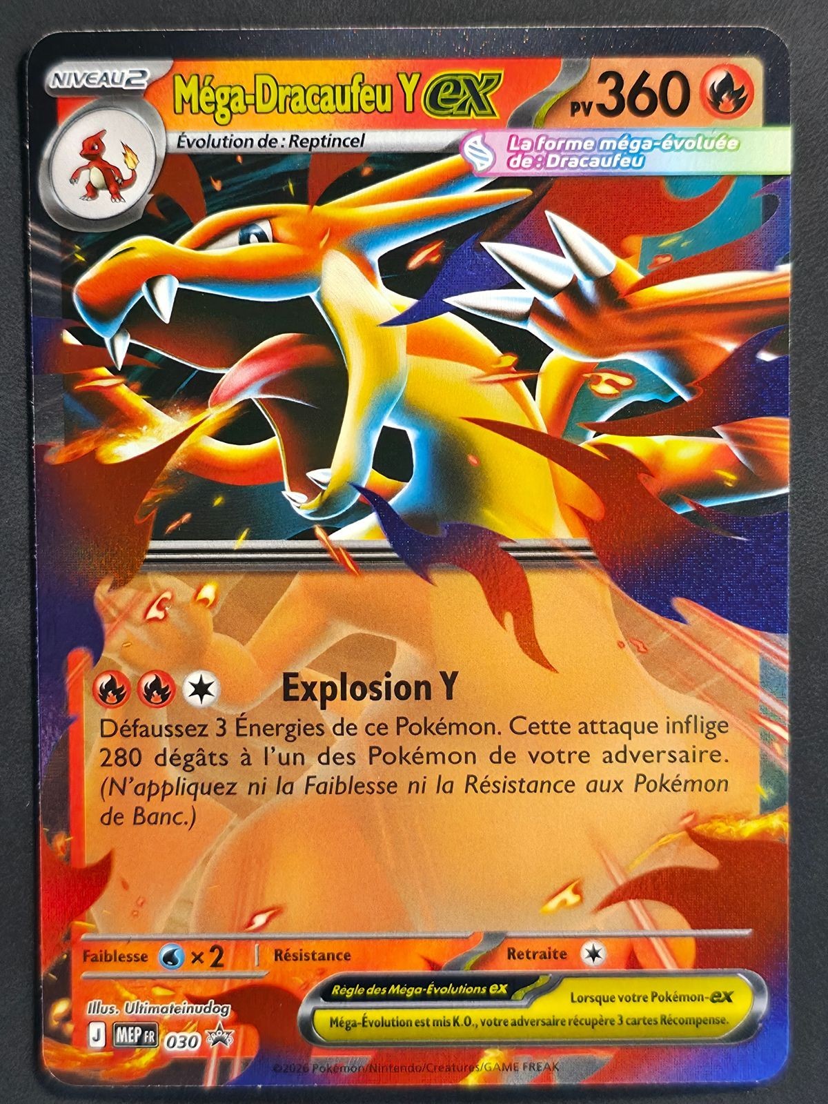 Méga-Dracaufeu Y ex 030 - Méga Évolution Promo