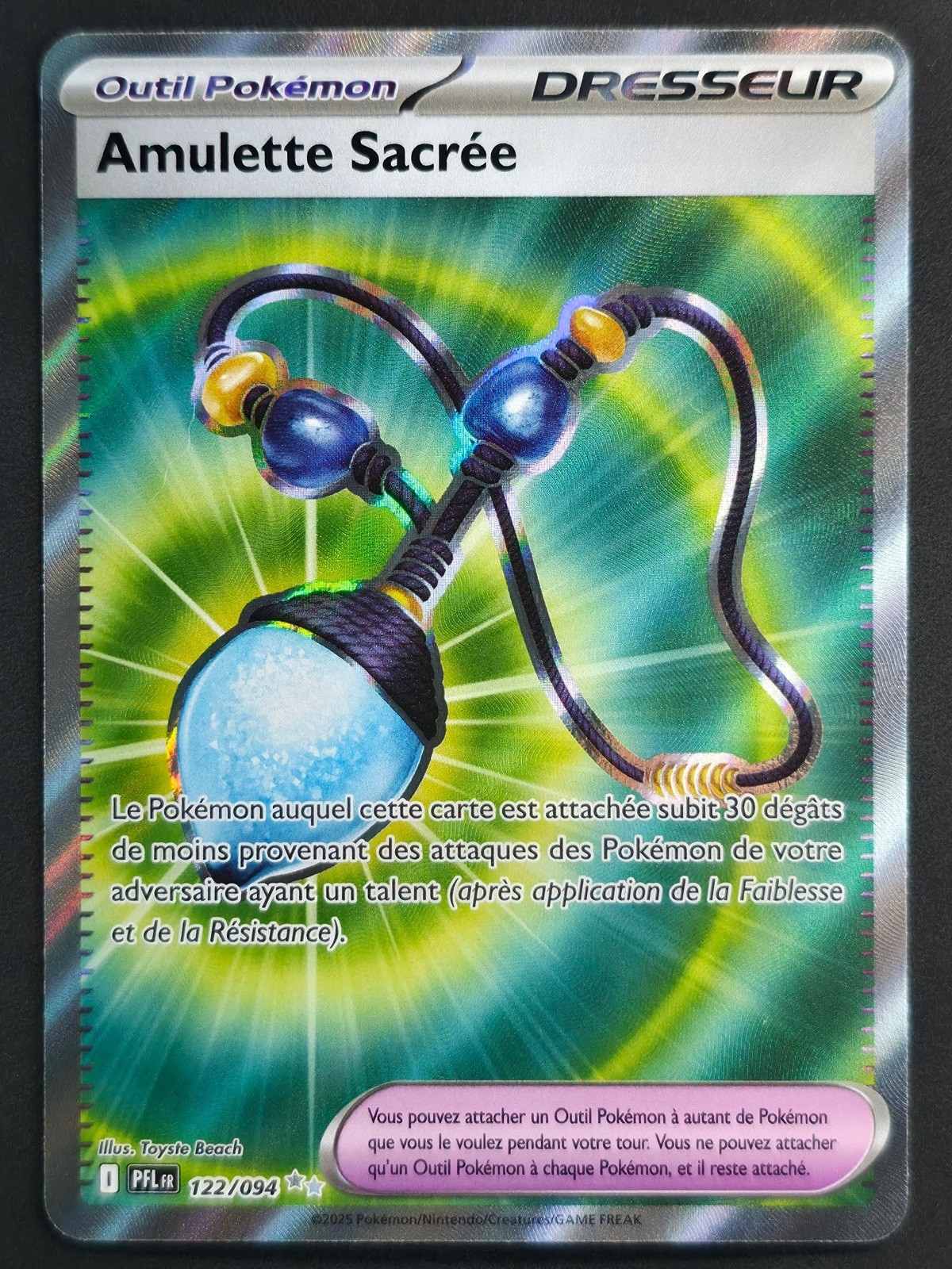 Amulette sacrée - 122/094 - Méga Évolution